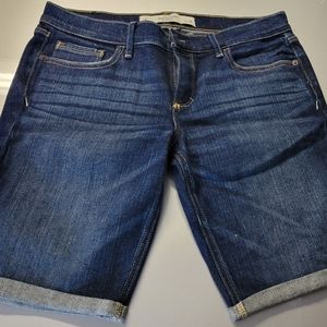 Abercrombie and Fitch denim Bermuda shorts sz 6